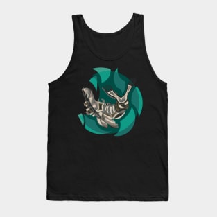 SEALION IN WATER BUBBLE STYLIZED ART Tank Top